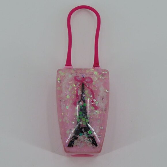 Bath & Body Works PocketBac Classic Eiffel Tower Snow Globe Loop Top Holder VTG - Picture 9 of 10